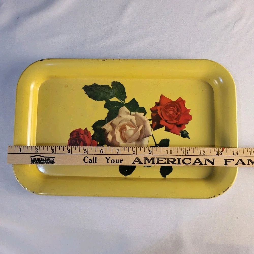 Set of 2 Vintage Rose Flower  9